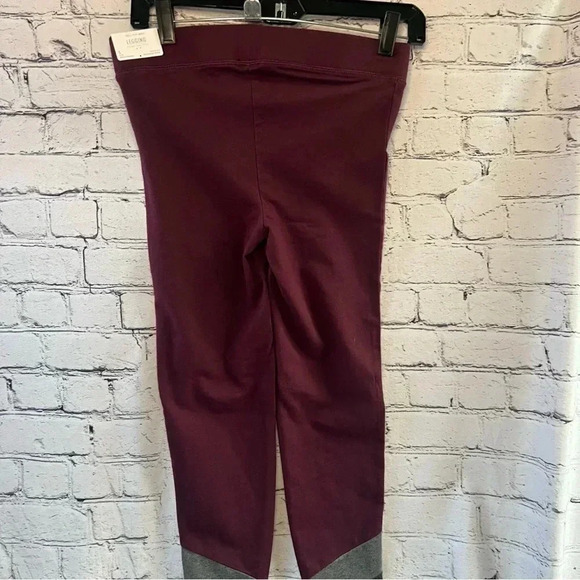 Aerie Chill Play Move Burgundy Grey Leggings Size Small‎ New with Tags - Picture 5 of 7